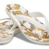 Crocs Crocband Printed Slippers “Wit Bruin” 205943-94S