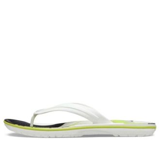 Crocs Crocband slippers “Wit Groen Zwart” 206592-94S