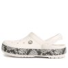 Crocs Crocband Snake Print Clogs “Wit Zwart” 206380-13T