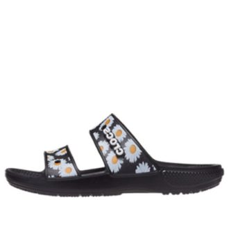 Crocs Daisy lichtgewicht slijtvaste sportpantoffels unisex zwart wit 207284-0ZI