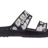 Crocs Daisy lichtgewicht slijtvaste sportpantoffels unisex zwart wit 207284-0ZI