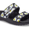 Crocs Daisy lichtgewicht slijtvaste sportpantoffels unisex zwart wit 207284-0ZI