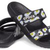 Crocs Daisy lichtgewicht slijtvaste sportpantoffels unisex zwart wit 207284-0ZI