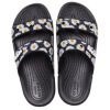 Crocs Daisy lichtgewicht slijtvaste sportpantoffels unisex zwart wit 207284-0ZI