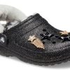 Crocs Disco Classic gevoerde disco glitterklompen “Zwart Wit” 208075-0ZS