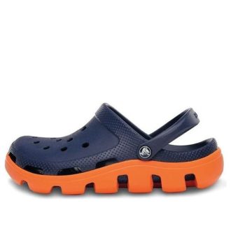 Crocs Duet Beach Sandalen Blauw Oranje 11991-487