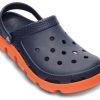 Crocs Duet Beach Sandalen Blauw Oranje 11991-487