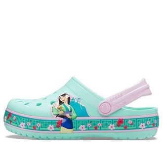 Crocs Funny Pattern Small Crocs Outdoor Sports Big Boys Mintgroene Sandalen 206155-3P7