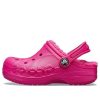 Crocs (GS) Baya gevoerde klompen “Candy Pink” 205977-6X3
