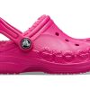Crocs (GS) Baya gevoerde klompen “Candy Pink” 205977-6X3