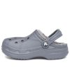 Crocs (GS) Baya gevoerde klompen “Charcoal” 207500-00Q