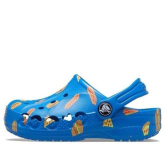 Crocs (GS) Baya Graphic Clogs “Blauw” 207017-4JL