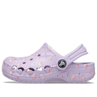 Crocs (GS) Baya Seizoensgebonden Geprinte Klompen “Paars” 206180-530