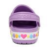 Crocs (GS) Bayaband Charm Band Clogs “Orchid” 208101-5PR