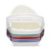 Crocs (GS) Bayaband Rainbow Glitter Clogs “Wit Rood” 209731-100