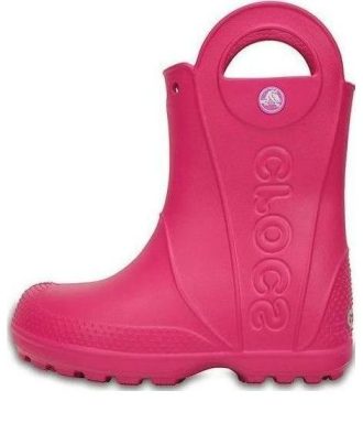 Crocs (GS) Candy Pink Handle It regenlaarzen “Roze” 12803-6X0