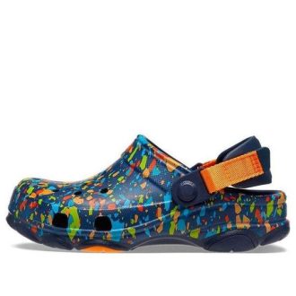 Crocs (GS) Classic All Terrain Terrazzo Clogs “Blauw Oranje Multi” 207610-4HQ