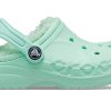 Crocs (GS) Classic Baya gevoerde klompen “Mint” 205977-3TI