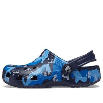 Crocs (GS) Classic Camo Clogs “Blauw Zwart” 207594-4HQ