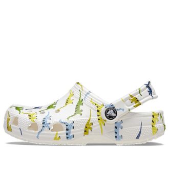Crocs (GS) Classic Character Print Clogs “Wit” 209697-9DH