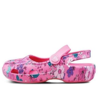 Crocs (GS) Classic Charm Mary Jane sandalen “Roze Paars” 206364-669