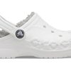 Crocs (GS) Classic Clog Stay Warm lichtgewicht witgrijze sandalen “Wit lichtgrijs” 205977-11H