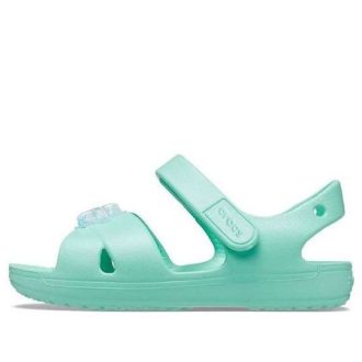 Crocs (GS) Classic Cross-Strap Charm Sandalen “Turquoise” 206947-3U3
