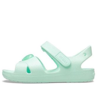 Crocs (GS) Classic Cross-Strap Sandalen “Mintgroen” 206245-3TI