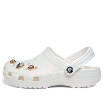 Crocs (GS) Classic Crystals Clogs “Wit” 208435-100