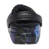 Crocs (GS) Classic Fuzz-gevoerde klomp “Black Lightning” 207322-0C4