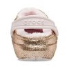 Crocs (GS) Classic gevoerde glitterklompen “Goudroze” 207462-2UB
