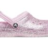 Crocs (GS) Classic gevoerde glitterklompen “Roze” 207463-6S0