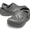 Crocs (GS) Classic gevoerde klompen “Slate Grey Smoke” 203506-0EX