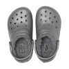Crocs (GS) Classic gevoerde klompen “Slate Grey Smoke” 203506-0EX