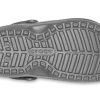 Crocs (GS) Classic gevoerde klompen “Slate Grey Smoke” 203506-0EX