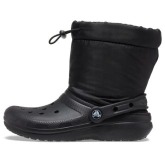 Crocs (GS) Classic gevoerde Neo Puff Boots “Core Black” 207940-001