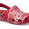 Crocs (GS) Classic Holiday Sweater Clogs “Rood Wit” 209221-90H