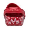 Crocs (GS) Classic Holiday Sweater Clogs “Rood Wit” 209221-90H