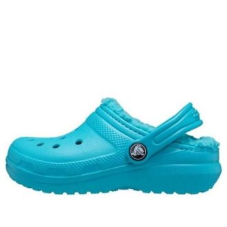 Crocs (GS) Classic Lined Clogs “Blauw” 203506-4SL