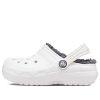 Crocs (GS) Classic Lined Clogs “Wit Grijs” 207009-10M