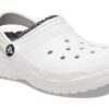 Crocs (GS) Classic Lined Clogs “Wit Grijs” 207009-10M