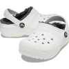 Crocs (GS) Classic Lined Clogs “Wit Grijs” 207009-10M