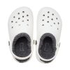 Crocs (GS) Classic Lined Clogs “Wit Grijs” 207009-10M