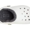 Crocs (GS) Classic Lined Clogs “Wit Grijs” 207009-10M