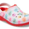 Crocs (GS) Classic Lined Elevated Sweethearts Clogs “Rood Wit” 207738-119