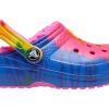 Crocs (GS) Classic Lined TieDye Graphic Clogs “Blauw Roze” 206683-6RW