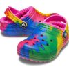 Crocs (GS) Classic Lined TieDye Graphic Clogs “Blauw Roze” 206683-6RW