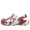 Crocs (GS) Classic Marbled Clogs “Wit Rood Grijs” 207002-884