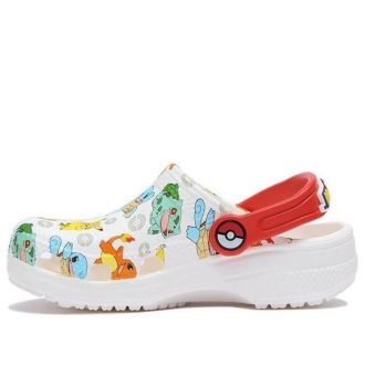 Crocs (GS) Classic Pokemon Clogs “Wit Rood” 207754-94S