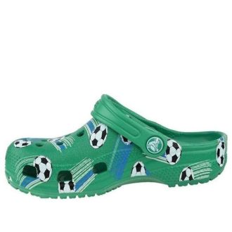 Crocs (GS) Classic Sports Ball Clogs “Groen Wit” 206417-3TJ